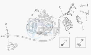 Griso V 1100 IE IE drawing Rear brake caliper