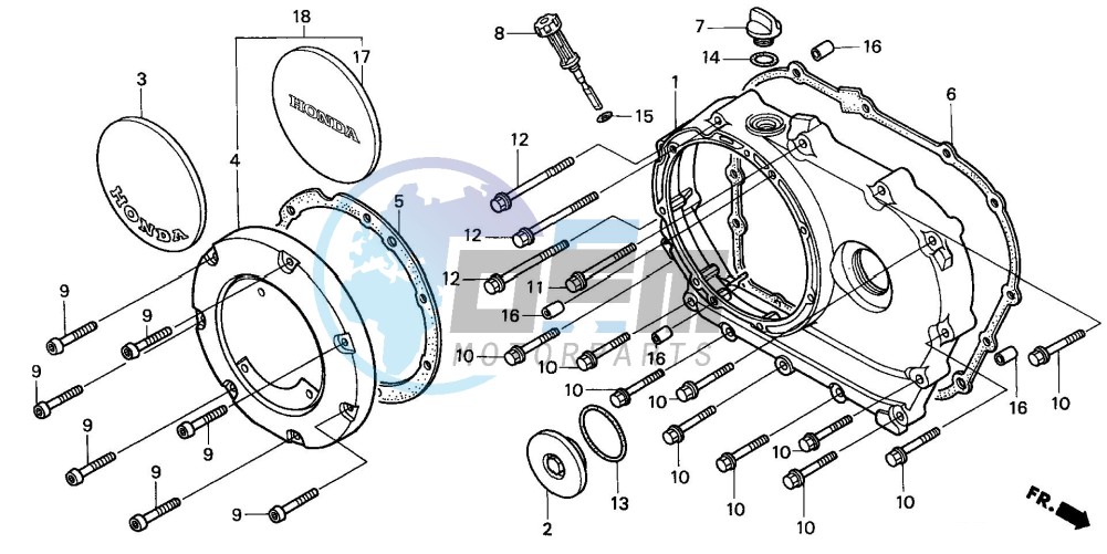 RIGHT CRANKCASE COVER