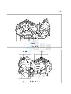 VN1700_VOYAGER_CUSTOM_ABS VN1700KDF GB XX (EU ME A(FRICA) drawing Crankcase Bolt Pattern