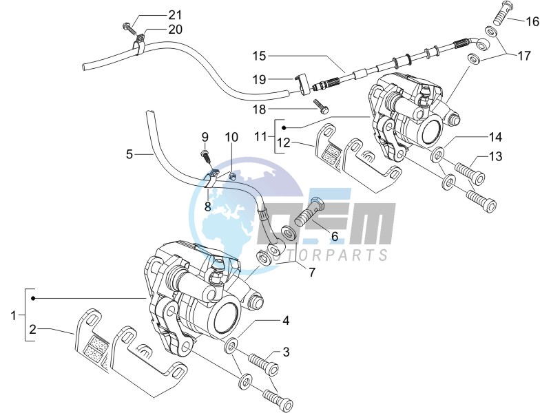 Brakes hose  - Calipers