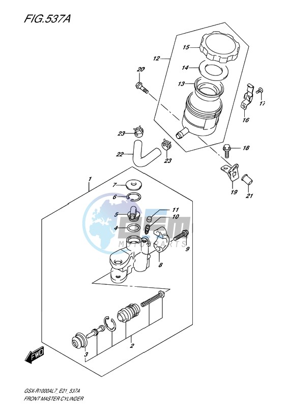 FRONT MASTER CYLINDER