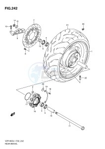 VZR1800 (E2) INTRUDER drawing REAR WHEEL (VZR1800ZUFL1 E19)