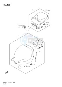 VL800 (E3-E28) VOLUSIA drawing SEAT (VL800CL1 E33)