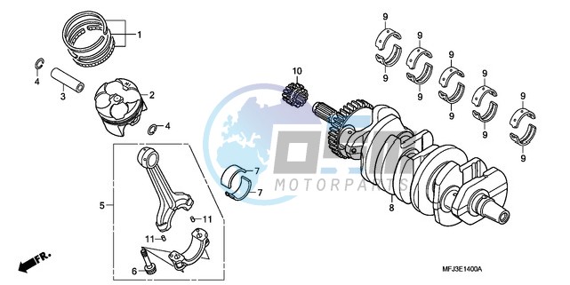 CRANKSHAFT/PISTON