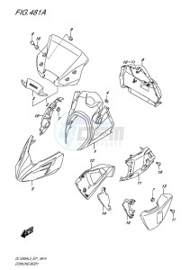 DL1000 ABS V-STROM EU drawing COWLING BODY