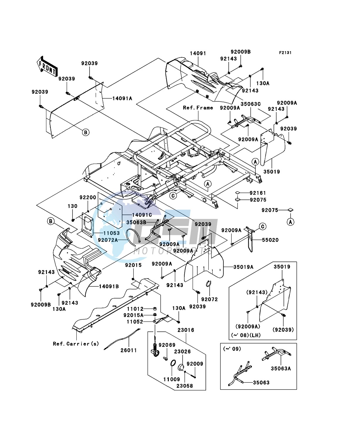 Frame Fittings(Rear)