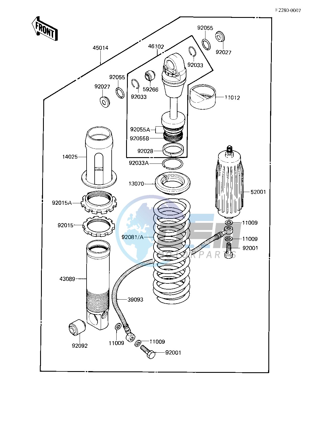 SHOCK ABSORBER -- 83 A1- -