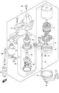 DF 250 drawing Starting Motor