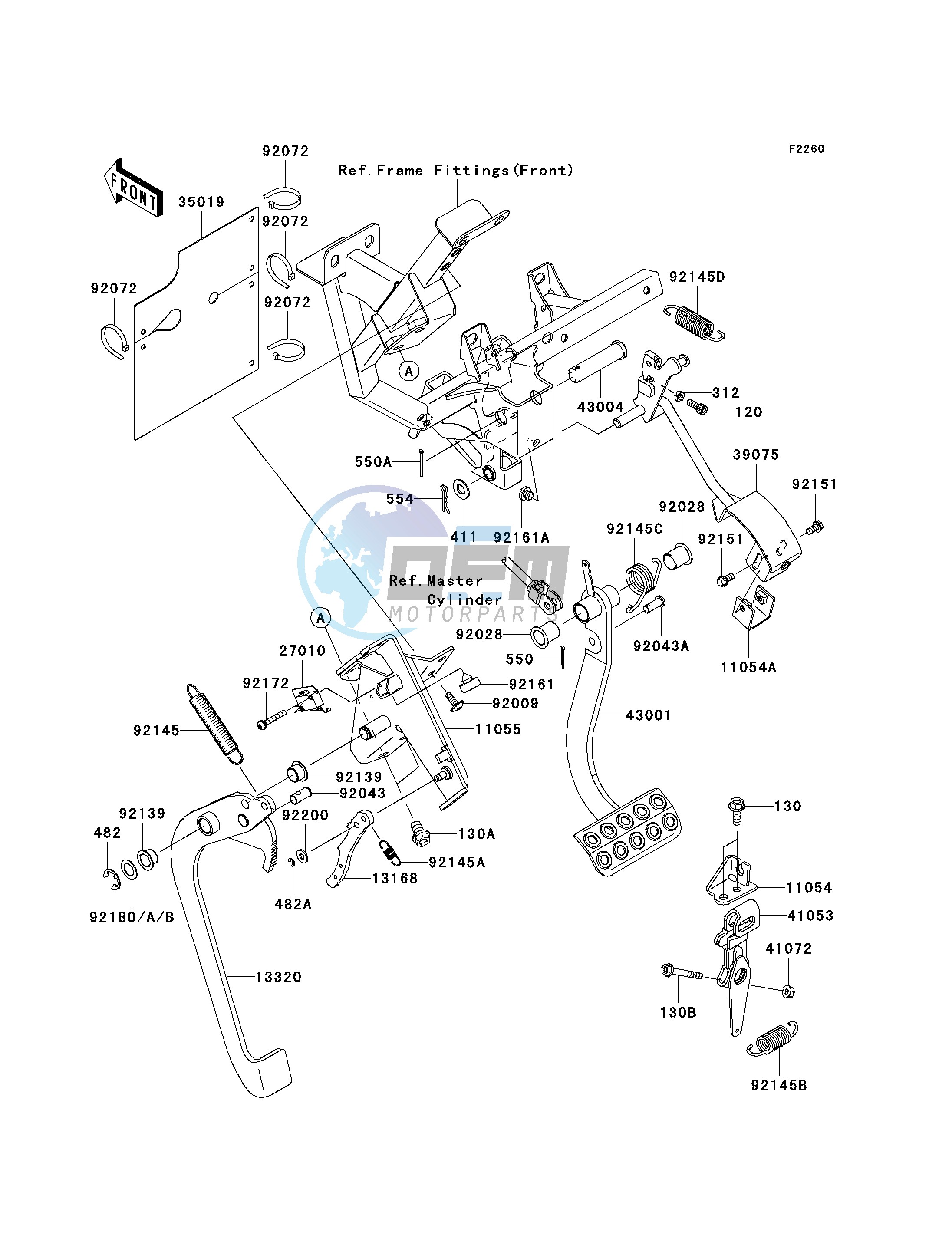 BRAKE PEDAL_THROTTLE LEVER