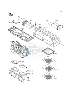 JH 750 B [SUPER SPORT XI] (B1-B3) [SUPER SPORT XI] drawing FLAME ARRESTER