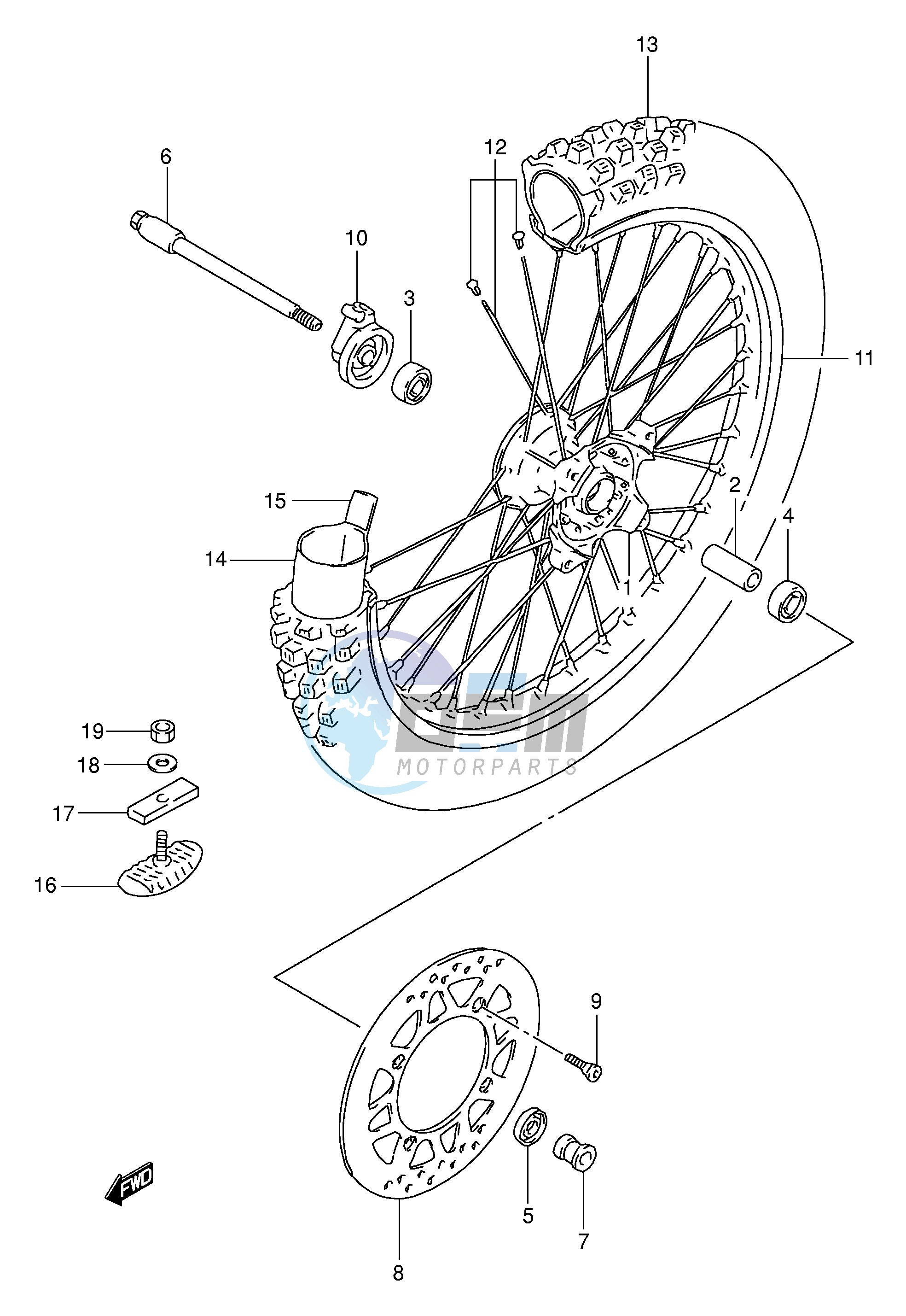 FRONT WHEEL