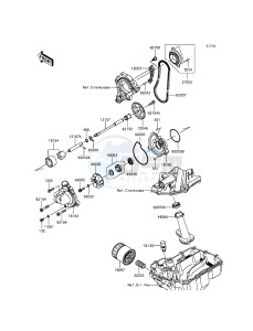 NINJA ZX-10R ZX1000JFF FR XX (EU ME A(FRICA) drawing Oil Pump