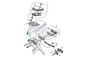 DT RE 125 drawing TAILLIGHT