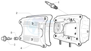 X9 500 Evolution (USA) drawing Cylinder head cover