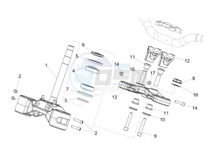 SHIVER 900 ABS (APAC) drawing Steering