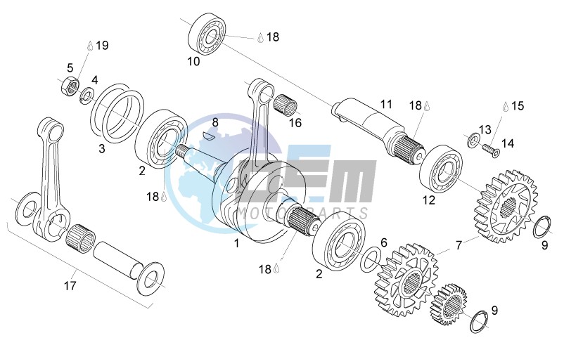 Crankshaft - Balance shaft