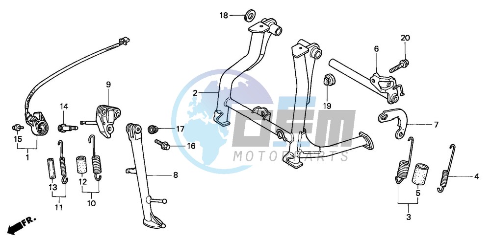 STAND (VFR750FR/FS/FT/FV)