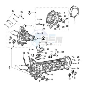 FOX N PRO A BN drawing CRANKCASE