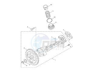 YW BW'S 125 drawing OIL PUMP