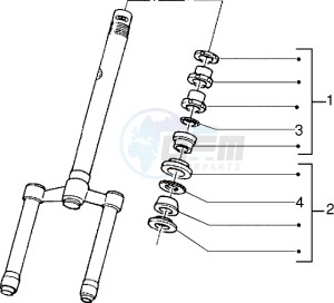 storm 50 drawing Steering bearing ball tracks