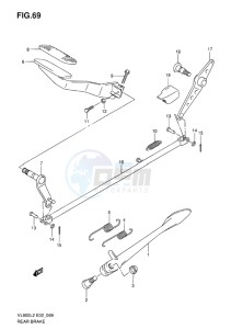 VL800 INTRUDER EU drawing REAR BRAKE