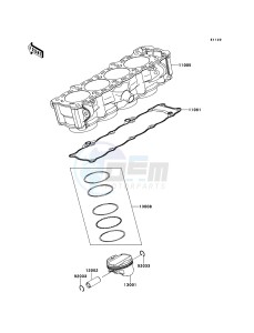 Z1000SX ABS ZX1000HBF FR GB XX (EU ME A(FRICA) drawing Cylinder/Piston(s)