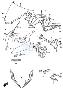 GSX-R125 drawing COWLING BODY (GSX-R125RLX)