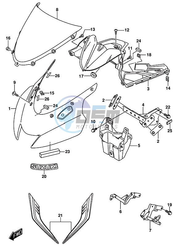 COWLING BODY (GSX-R125RLX)