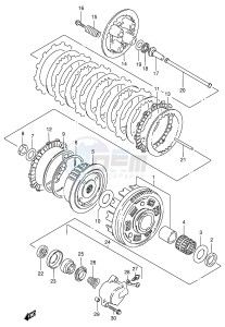 VS600GL (E2) INTRUDER drawing CLUTCH