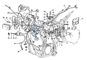 W8 125 drawing WIRING HARNESS