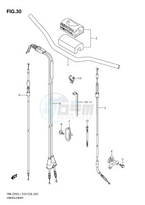 RM-Z250 (E3-E28) drawing HANDLEBAR