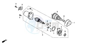 SJ50 BALI drawing STARTING MOTOR