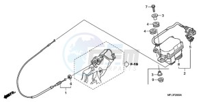 CBR1000RR9 UK - (E / MKH MME REP) drawing SERVO MOTOR