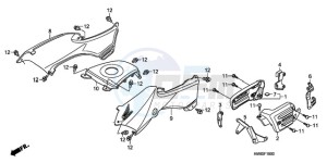 TRX250TMA ED drawing BODY COVER