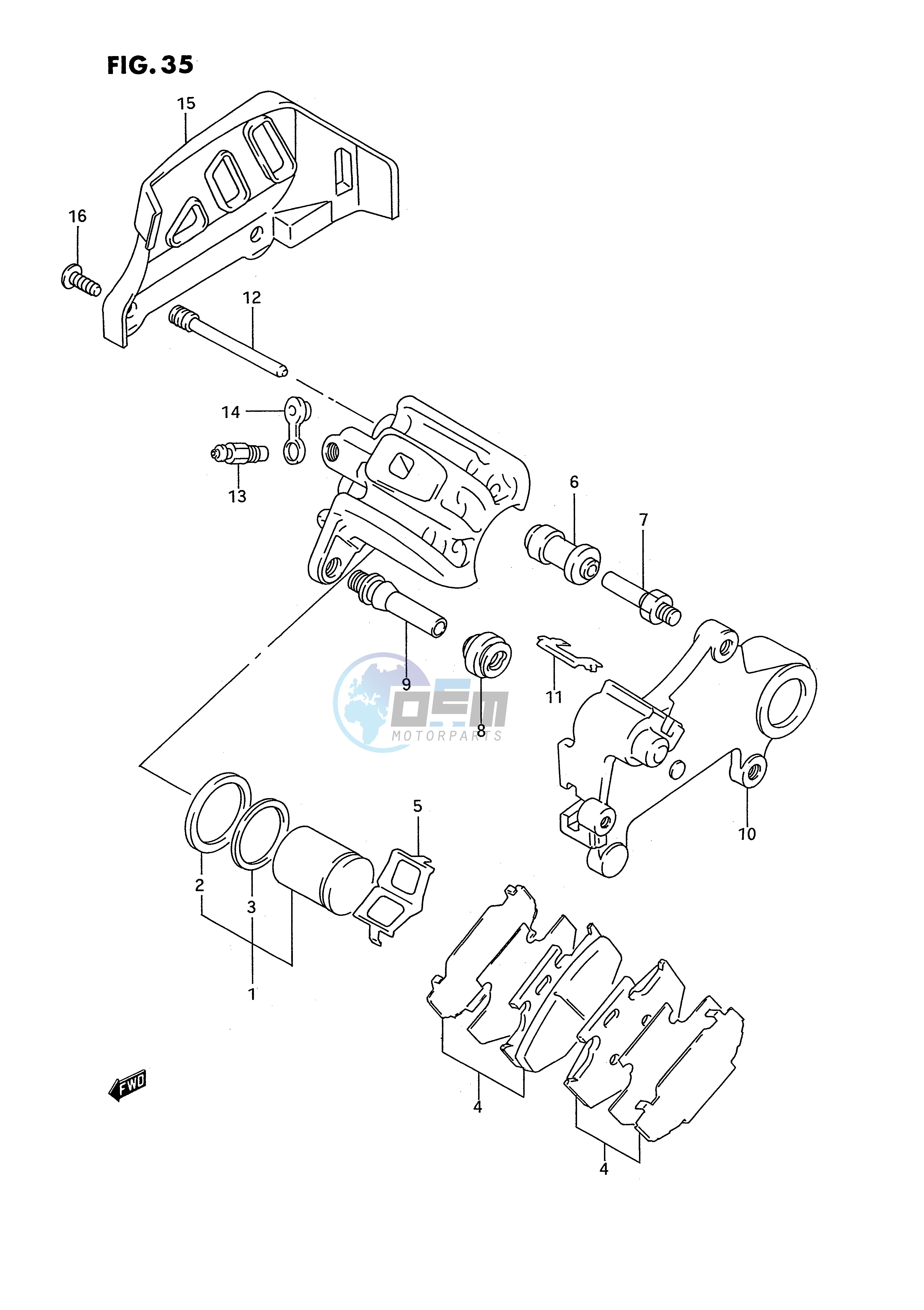 REAR CALIPERS (MODEL N)