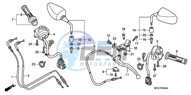 HANDLE LEVER/SWITCH/ CABLE