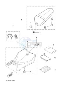 YZF-R125 R125 (5D78 5D78 5D78 5D78) drawing SEAT