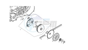 BOULEVARD - 50 CC 2T drawing PRIMARY DRIVE SHEAVE