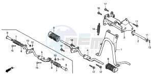 PK50S drawing STAND/STEP