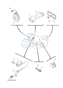 YBR125EGS (43BE) drawing ELECTRICAL 2