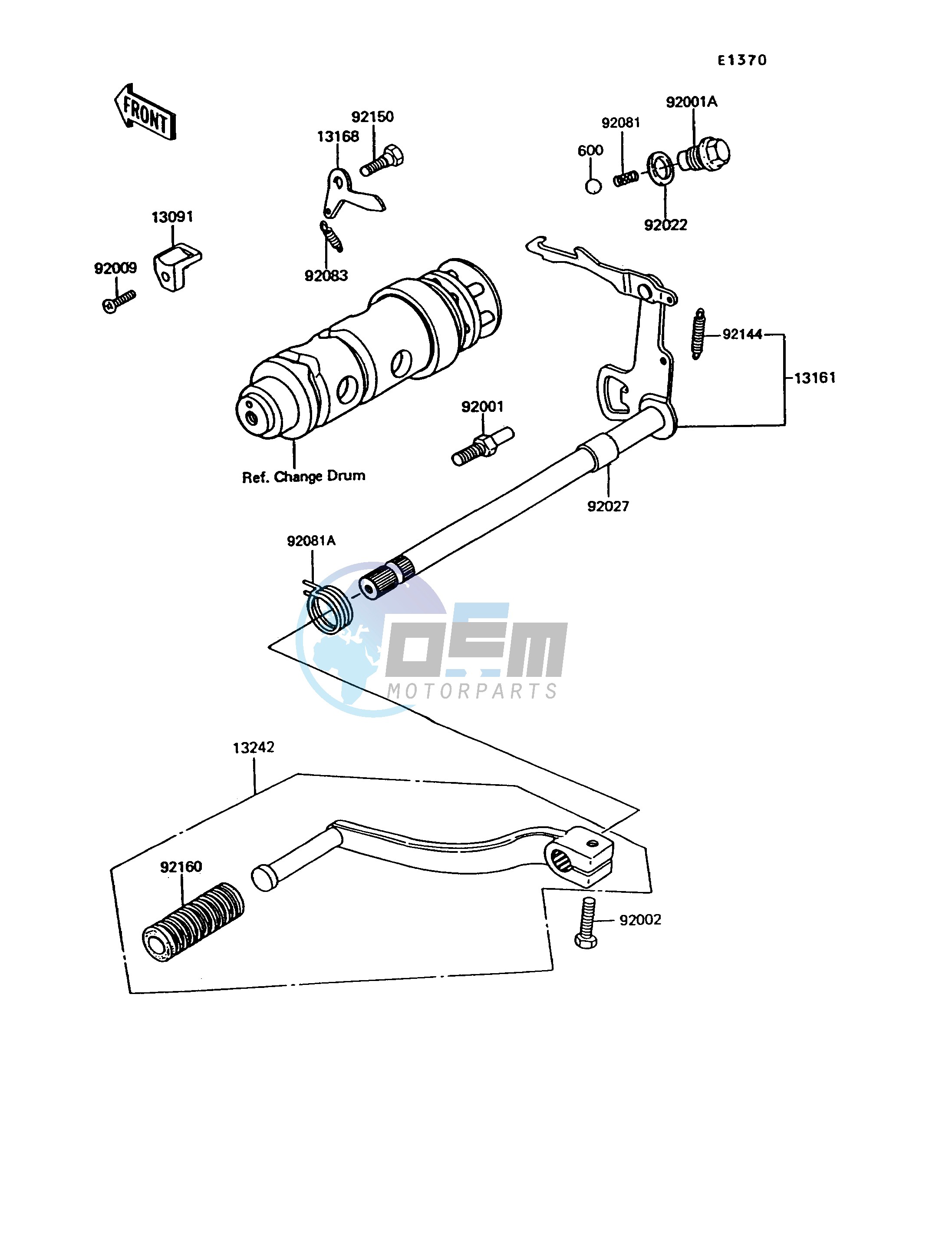 GEAR CHANGE MECHANISM