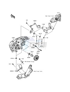 Z800 ABS ZR800BFF FR GB XX (EU ME A(FRICA) drawing Headlight(s)