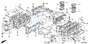 GL1800A Korea - (KO) drawing CYLINDER HEAD