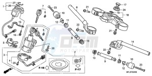 CBR1000RR9 Australia - (U / MME SPC) drawing HANDLE PIPE/TOP BRIDGE