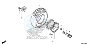 TRX420TM1H Europe Direct - (ED) drawing REAR WHEEL