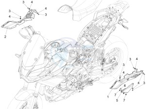 ETV 1200 Caponord Rally USA USA drawing Central body