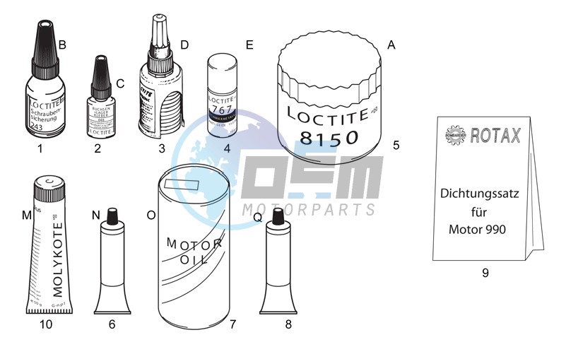 Sealing and lubricating agents