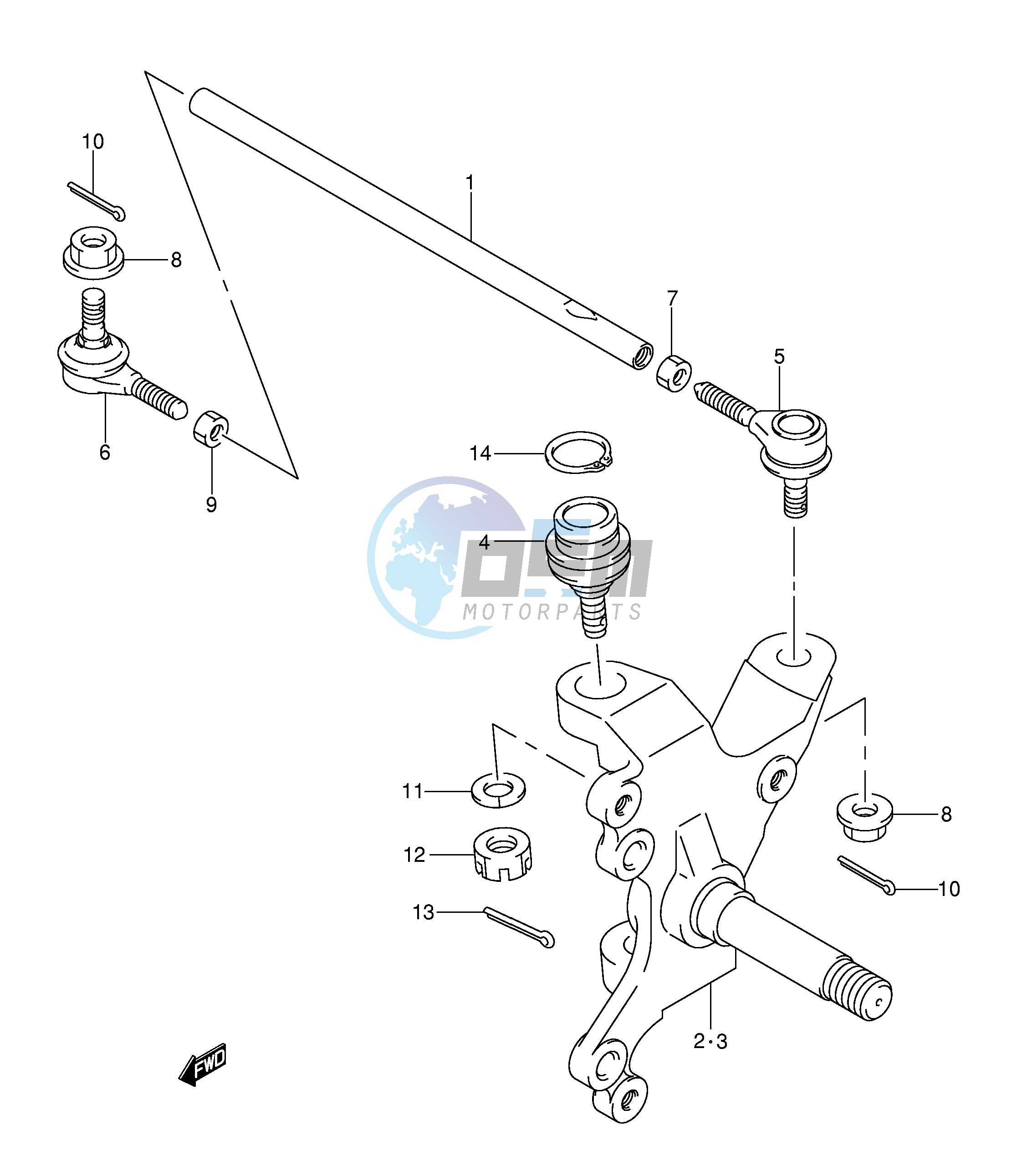 STEERING KNUCKLE (MODEL K2)