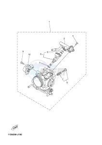 XT660ZA XT660Z ABS TENERE (2BE3 2BE3 2BE3) drawing INTAKE 2