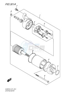 DL650X ABS V-STROM EU drawing STARTING MOTOR